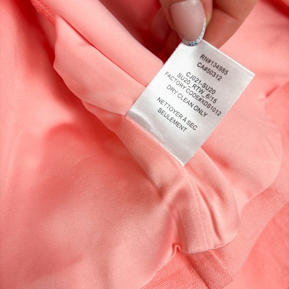 NWT For Love & Lemons Pink Linen Blend Cropped Blazer Sz M - Picture 9 of 10